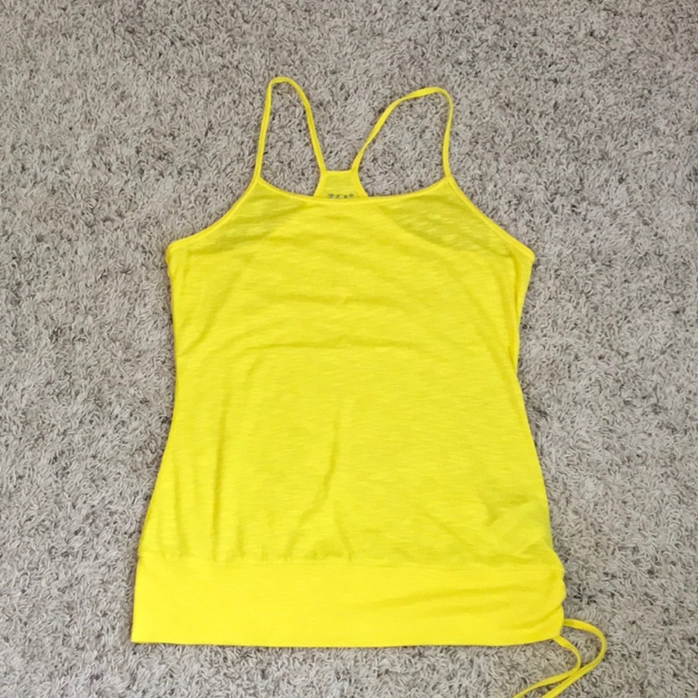 Bright yellow tank - like new